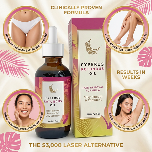 Cyperus Rotundus Oil for Hair Reduction