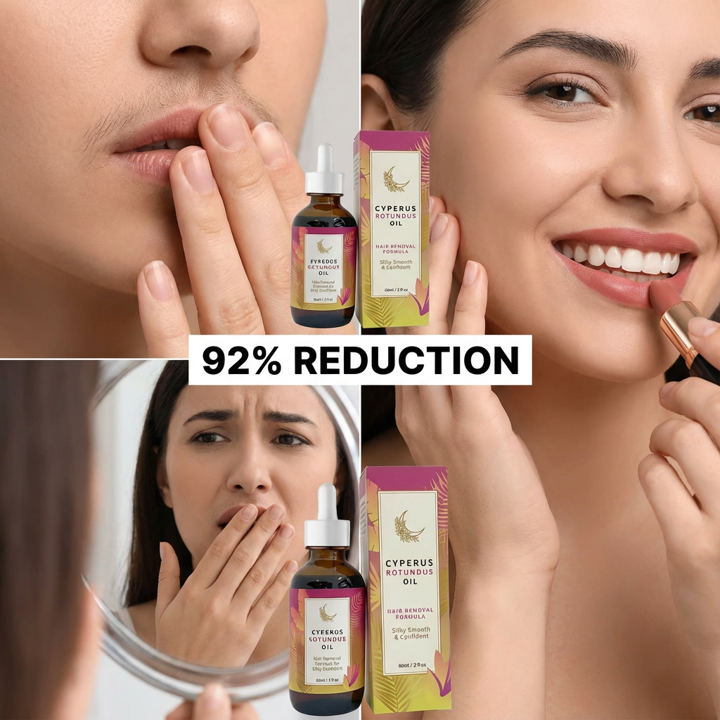 Cyperus Rotundus Oil for Hair Reduction